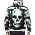 thumbnail image 7 of Cauagu Watercolor Skull for Men's Pullover Hooded Sweatshirt Athletic Casual Hoodie Aautumn Hoodie Sweatshirt for Men Pullover Casual Hooded Sweatshirt-X-Large, 7 of 7