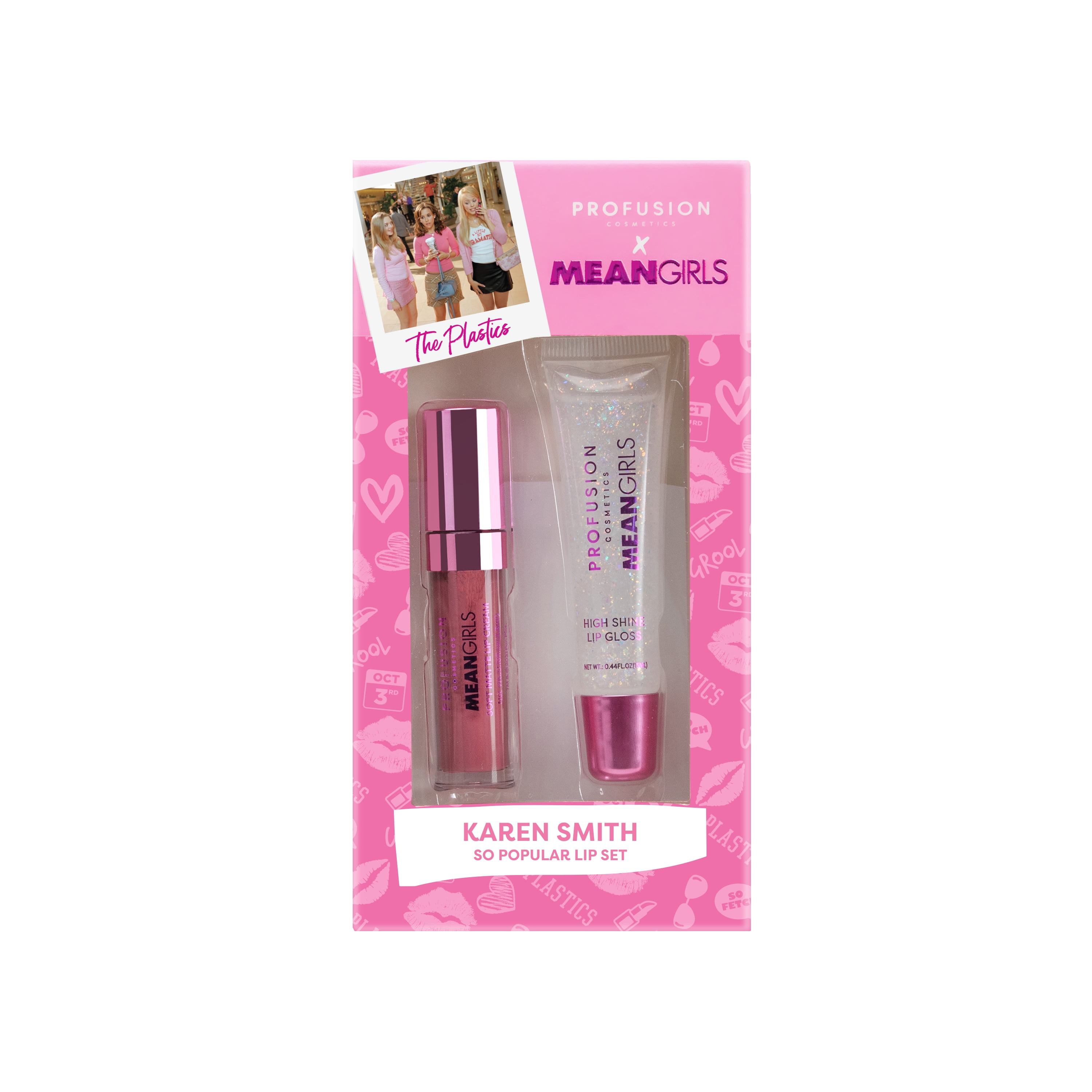 Profusion Cosmetics Mean Girls So Popular Lip Duo Regina George 1 4 Oz Walmart Com