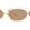 Peach - Brown, variant on Womens Mod Thin Plastic Narrow Oval Retro Sunglasses All Black