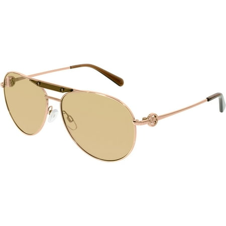 Michael Kors Women's Zanzibar MK5001-1003R1-58 Gold Aviator Sunglasses