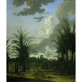 thumbnail image 2 of Dirk Valkenburg 20x23 Gold Ornate Framed and Double Matted Museum Art Print Titled - Plantation in Suriname (1707), 2 of 4