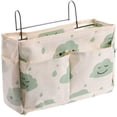 thumbnail image 1 of Bolsa de almacenamiento para cabecera de 1 pieza, cesta de almacenamiento colgante multifunción, bolsas de tela Oxford para cabecera, para control remoto, libro, diario, teléfono, botella de agua JFHHH pequeña, 1 of 5