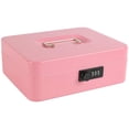 thumbnail image 2 of Caja Fuerte de Acero Xydled Rosa con Cerradura de Combinación y Bandeja Extraíble para Monedas, 2 of 8