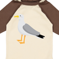 thumbnail image 4 of Inktastic Funny Seagull Bird Boys or Girls Long Sleeve Baby Bodysuit, 4 of 5