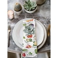 thumbnail image 2 of Vegetables Cloth Napkins Set of 4 Reusable Dinner Napkins, Watercolor Farmhouse Fruits Cocktail Napkin Washable Table Napkins for Wedding/Holiday Party/Baby Shower 20"x20", 2 of 7