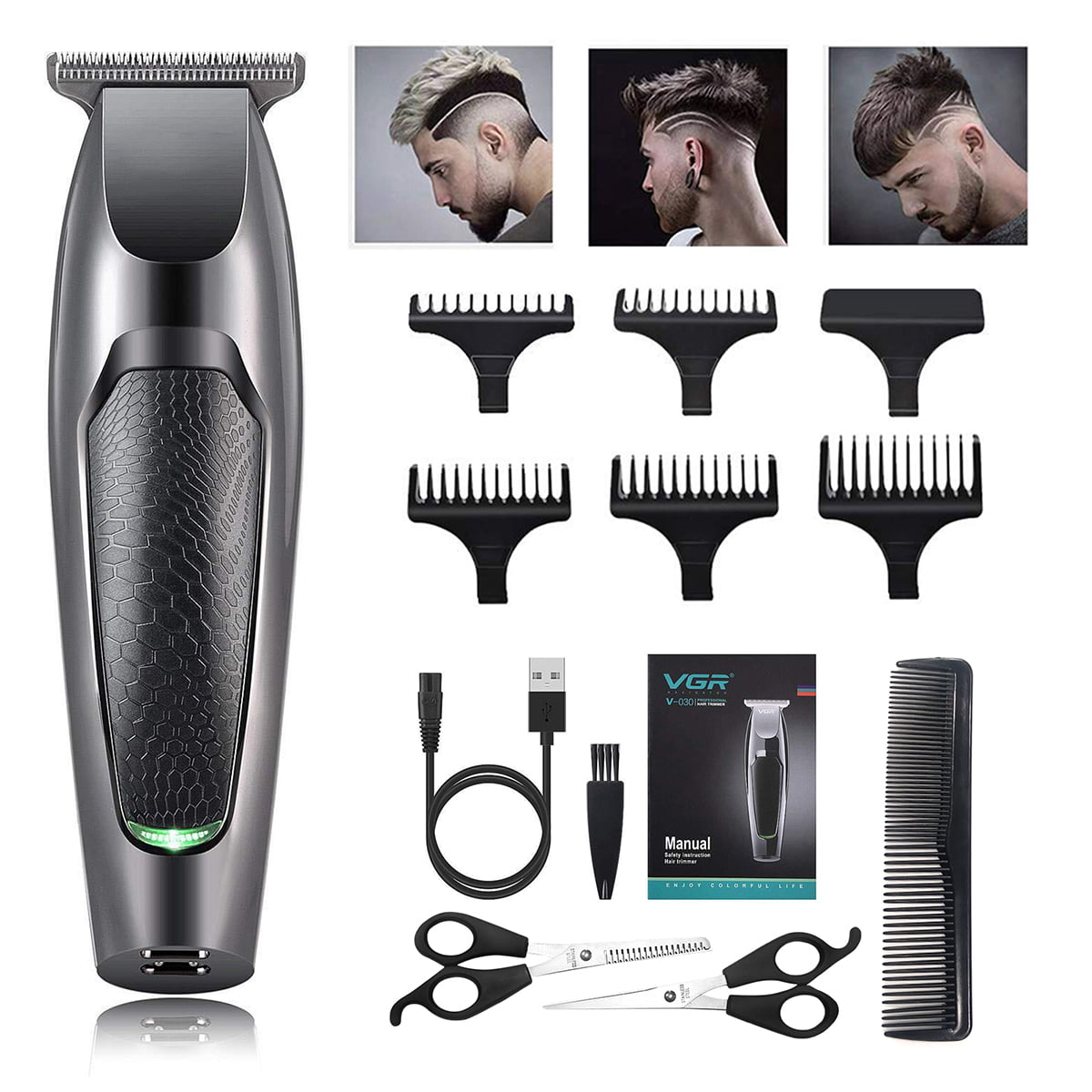 audoc professional cordless hair clippers rechargeable beard trimmer hair kit men