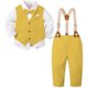 thumbnail image 1 of Traje SANGTREE de 5 piezas para niños, color amarillo limón, de 9 a 12 meses, 1 of 7