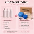 thumbnail image 5 of Blueberry Scent Shampoo Bar & Conditioner Bar Set, Natural Solid Hair Soap with Mesh Storage Bags for Dry Damaged Hair Daily Hair Care, 5 of 8