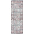 thumbnail image 2 of Hauteloom Holli Hallway, Kitchen Machine Washable Runner Rug - Traditional, Vintage - Burnt Orange, Lime Green, Aqua - 2'7" x 10', 2 of 12