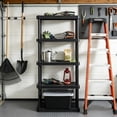 thumbnail image 4 of 5-Shelf 6' x 32" x 14" Adjustable Ventilated Medium Duty Shelving Unit Organizer System for Home, 4 of 5