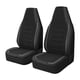 thumbnail image 2 of 2 fundas protectoras para asientos de coche, fácil instalación, fundas para reposacabezas de asientos delanteros y traseros. Gris, 2 of 8