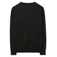 thumbnail image 2 of Gant Men's Stretch Cotton Crew Neck Sweater, Medium, Black, 2 of 4