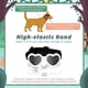thumbnail image 3 of Gafas para perros con forma de corazón, gafas de sol ajustables para mascotas, resistentes al polvo, a los rayos UV y al viento, color blanco., 3 of 5