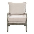 thumbnail image 6 of OSP Home Furnishings Abbott Chair in Linen Fabric with Brushed Grey Base K/D, 6 of 8