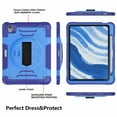 thumbnail image 4 of Dteck for ipad 10.9" iPad Air 4-5 Gen(2022/2020) & 11" iPad Pro 1-4 Gen(2022/2021/2020/2018) Case, Crossbody Strap Rotating Adjustable Shoulder Hand Strap & Stand Shockproof Protective Cover, Blue, 4 of 8