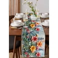 thumbnail image 4 of Ldtrchee Spring Floral Table Runner 90 Inches, Farmhouse Flowers Summer Botanical Bed Runner Dresser Scarves Tabletop for Indoor Outdoor Parties/Ceremony/Banquet, 13" x 90", 4 of 8