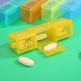 thumbnail image 1 of Organizador 21 Grid 7 Days Weekly Pill Case Medicine Tablet Dispenser Pill Box Splitter Ndcxsfigh Nuevos Originales, 1 of 8