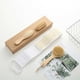 thumbnail image 5 of Moyic Juego de cepillos de baño de 4 Uds., duradero, Unisex, respetuoso con el medio ambiente, cómodo masajeador depurador, Color sólido, portátil, Juegos de accesorios de baño Moyic HA074716-00, 5 of 6