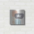 thumbnail image 3 of Luxe Metal Art 'Soft Floral II' by Linda Woods, Metal Wall Art, 12"x12", 3 of 9