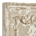 thumbnail image 5 of DecMode Beige Fiberclay Ceramic Handmade Carved Arabesque Geometric Wall Decor (2 Count), 5 of 12
