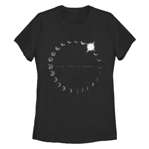 Women's Lost Gods It’s Just A Moon Phase Graphic T-Shirt