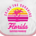 thumbnail image 4 of Inktastic Enjoy the Sunshine Florida Summer Paradise Boys or Girls Baby Bib, 4 of 4