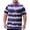 Purple, variant on Big and Tall Golf Shirts for Men Breathable Performance Golf Polos for Men Business Casual Mens Polo Shirt Striped Summer Classis Loose Fit Short Sleeve Golf Shirts Gray 5XL