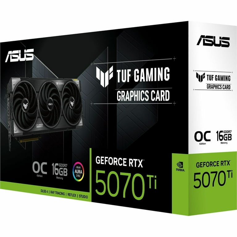 ASUS, Graphics Card, RTX 5070 Ti, 16 GB GDDR7, 8960 CUDA Cores