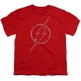 thumbnail image 2 of The Flash Line Logo 3 Kids T Shirt (Large) for Youth Toddler Boys and Girls, Red, 2 of 5