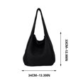 thumbnail image 3 of PPgejGEK Lazy Woolen Shoulder Bag for Women Versatile Armpit Casual Tote Bag Commuting Large Capacity Crossbody Bag Fashionable Design with Spacious Interior Wool Fabric, 3 of 6