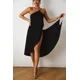thumbnail image 3 of Vestido playero midi de una pieza para mujer, ropa de calle Y2k, vestido largo sin mangas con vendaje en blanco y negro para mujer 2023, 3 of 5