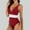 Red, variant on Bathing Suit Women New Women Solid Backless Bikini Bandage Two-Pieces Swimwear Swimsuit Beachwear Set Style B-111 Light Blue L