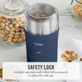 thumbnail image 6 of Martha Stewart 2-in-1 Electric Coffee & Spice Grinder, 2.5oz, Indigo Blue, 6 of 16