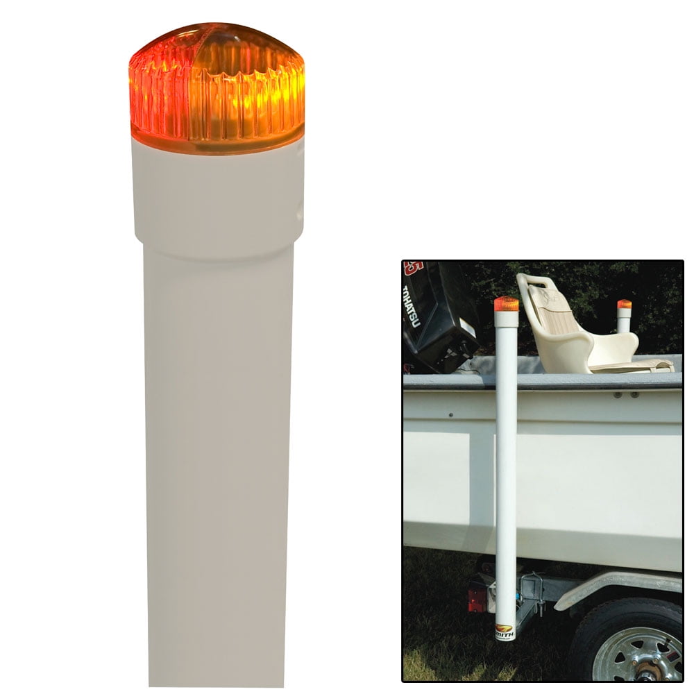 "C.E. Smith 44742M CE SMITH 60" POST BOAT GUIDE ON W LED TOP LIGHT" by C.E. Smith