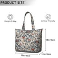 thumbnail image 5 of Flower Women's Large Weekend Travel Bag Moving Canvas Handbag Thick Double Layer Beach Weekend Travel Unisex Hospital Maternity Delivery with Toiletry Waterproof, 5 of 5