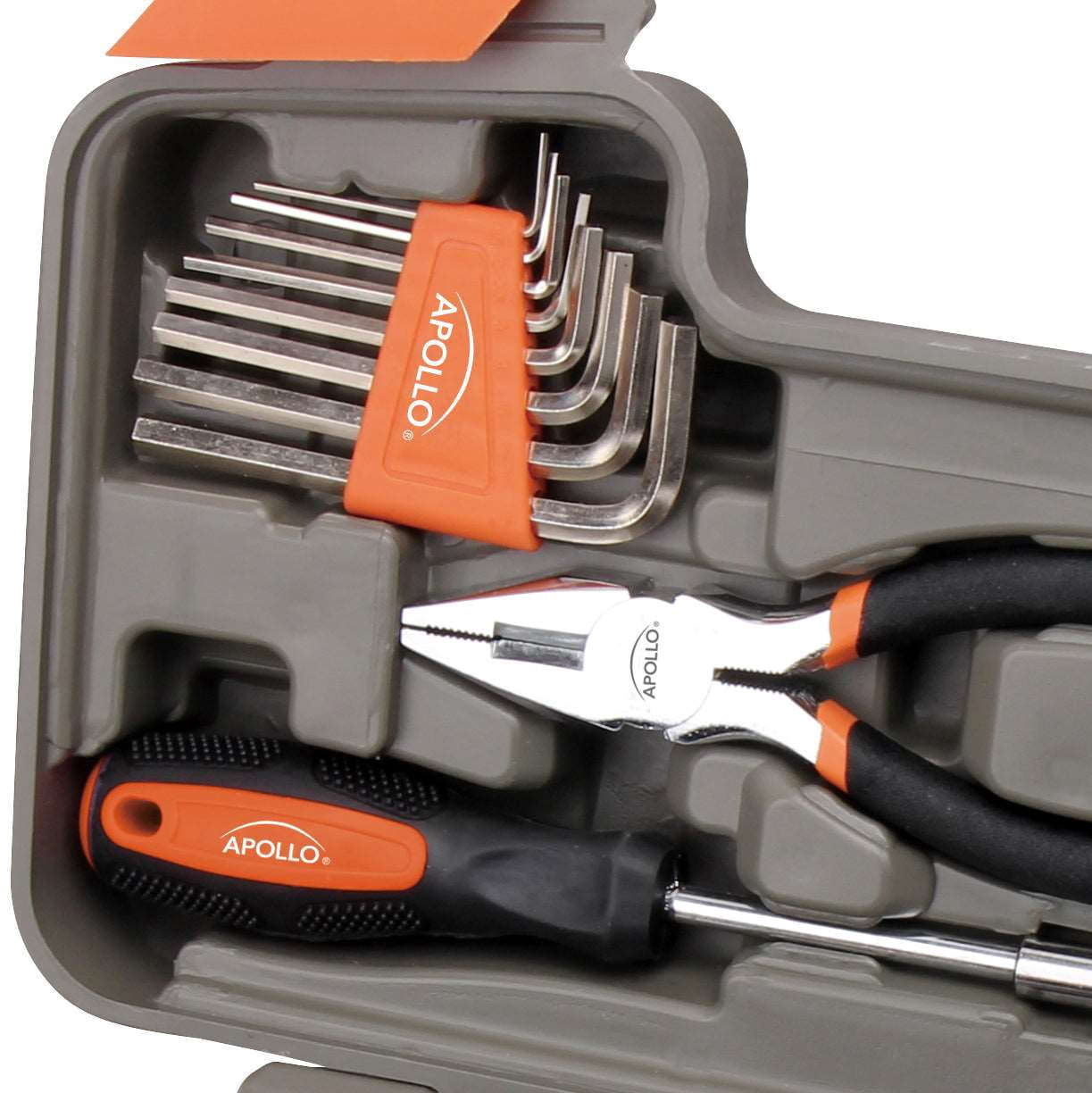 Apollo Tools 39 Piece General Tool Kit - DT9706 ORANGE