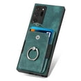 thumbnail image 5 of Compatible with Samsung Galaxy Note 20 Ultra Wallet Case with Card Holder, Premium PU Leather 360° Rotation Ring Holder Kickstand Shockproof Phone Case Cover for Galaxy Note 20 Ultra, Green, 5 of 6