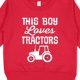 thumbnail image 3 of Inktastic Farming This Boy Loves Tractors Toddler Sweatshirt, 3 of 4