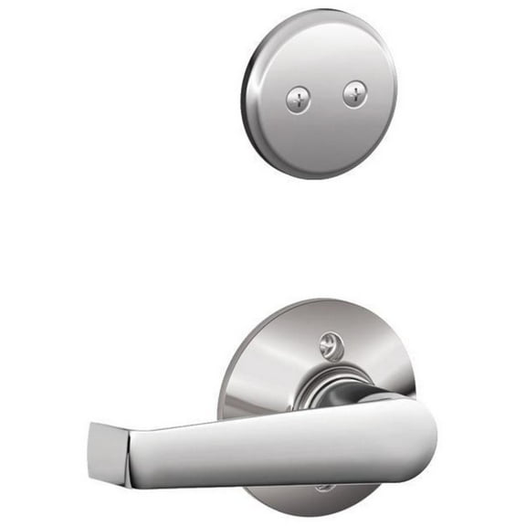 Schlage F94-Ela Elan One-Sided Dummy Interior Pack - Chrome