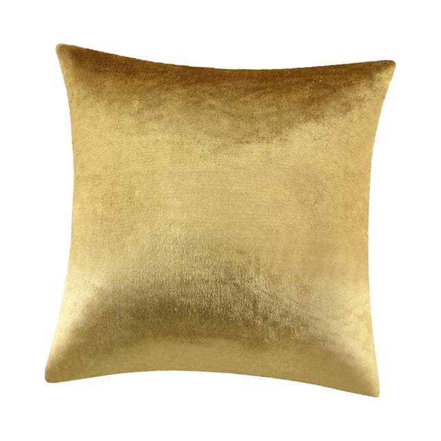 Funda de cojín cuadrada sólida Funda de almohada Funda de almohada con cremallera oculta para dormitorio