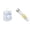 Clear, variant on Portable Binder Clip Stapler,Binder Clip Stapler Handheld Paper Clam Clip Dispenser Mini Push Stapler Clamp Staplers for Desktop Document Home Desk Office,No Include Clips(C)