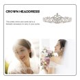 thumbnail image 2 of 1pc Wedding Rhinestone Crown Bride Headdress Girl Wedding Tiara Headdress, 2 of 8