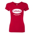 thumbnail image 2 of Wild Bobby, Callahan Auto Parts Sandusky Ohio Retro 90s Funny Tommy Boy, Pop Culture, Women Slim Fit Junior Tee, Red, Small, 2 of 4