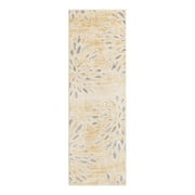 Unique Loom Sumter Collection Area Rug - Rhett (2 x 6 1 Runner Yellow/Gray)