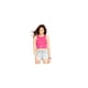 thumbnail image 1 of Aeropostale Womens Cross back Crop Tank Top, rosa, grande, 1 of 3