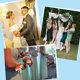 thumbnail image 5 of Uxcell Ramo de muñeca de novia, para trajes de novio, novia, padrinos, ceremonia de boda, cena de aniversario, fiesta roja, 5 of 5