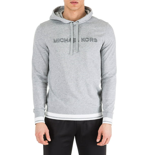 Micheal Kors - Michael Kors Men's Embroidered Logo Hoodie Large Heather ...