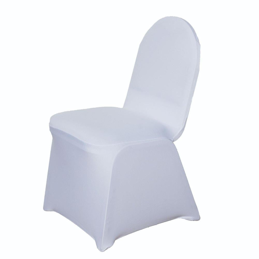 10 Spandex Banquet Stretchable Chair Covers 2 Colors Stretch Wedding Party SALE 