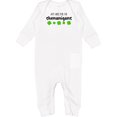 thumbnail image 2 of Inktastic Just Here for the Shenanigans St. Patrick's Day Baby Romper Coveralls, 2 of 4