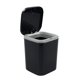 thumbnail image 1 of Zopnny Mini cubo de basura de escritorio de plástico de 0,5 galones, pequeño, negro, 1 of 1